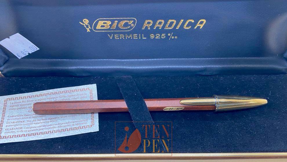 CELEBRATIVE BIC IN BRIARWOOD - VERMEILLE DETAILS | Tenpen - By